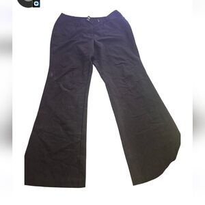 George Chic Black Wide-Leg Pants